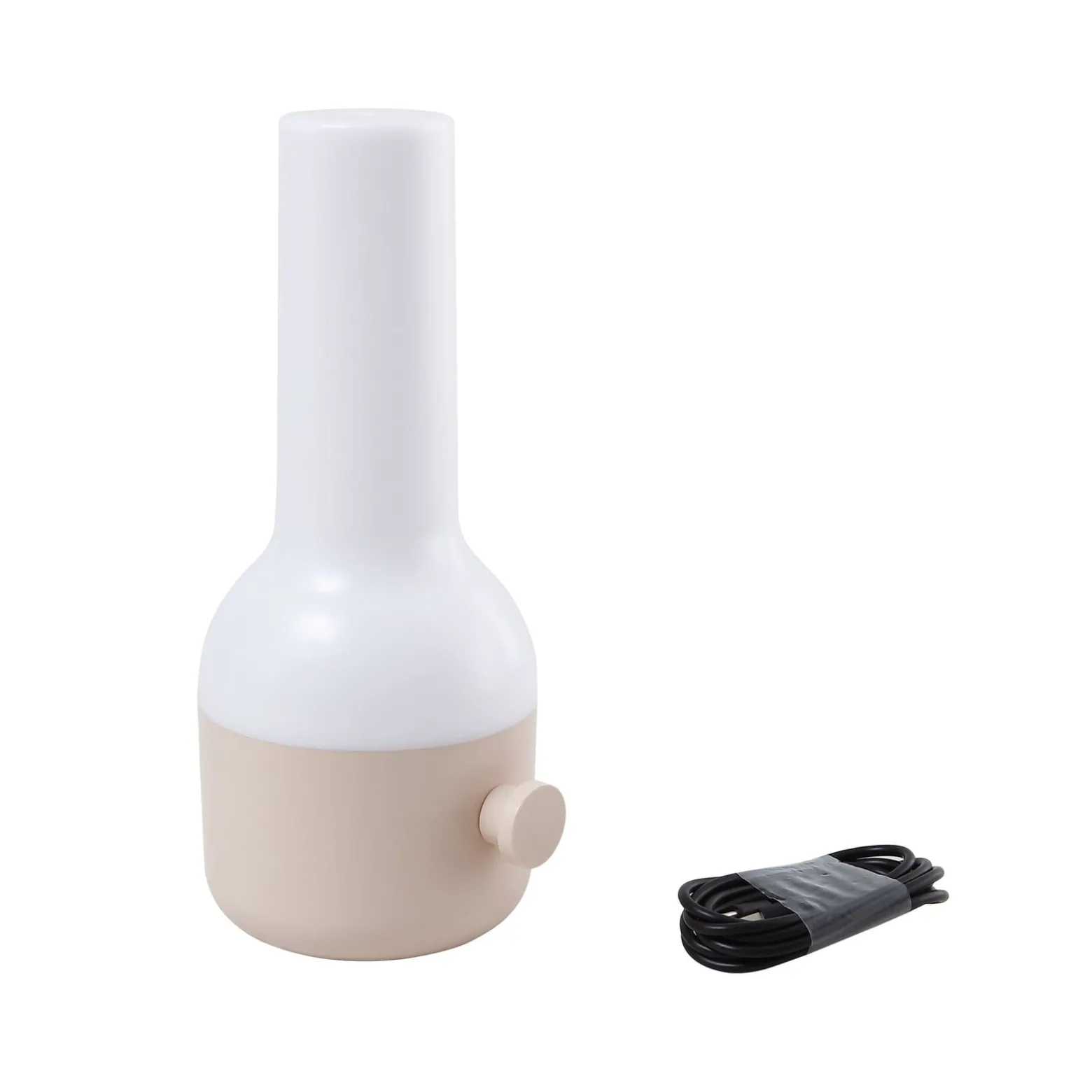 Lindby LED-Akku-Tischleuchte Isaline, beige, dimmbar, IP44