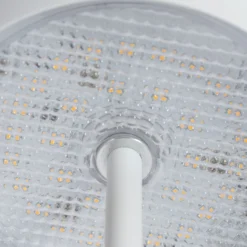 Lindby LED-Akkutischleuchte Janea CUBE, weiß, Metall
