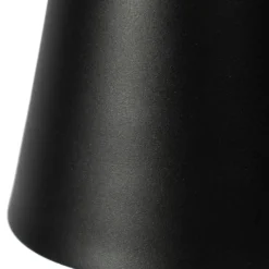 Lindby LED-Akkutischleuchte Janea CROSS, schwarz, Metall