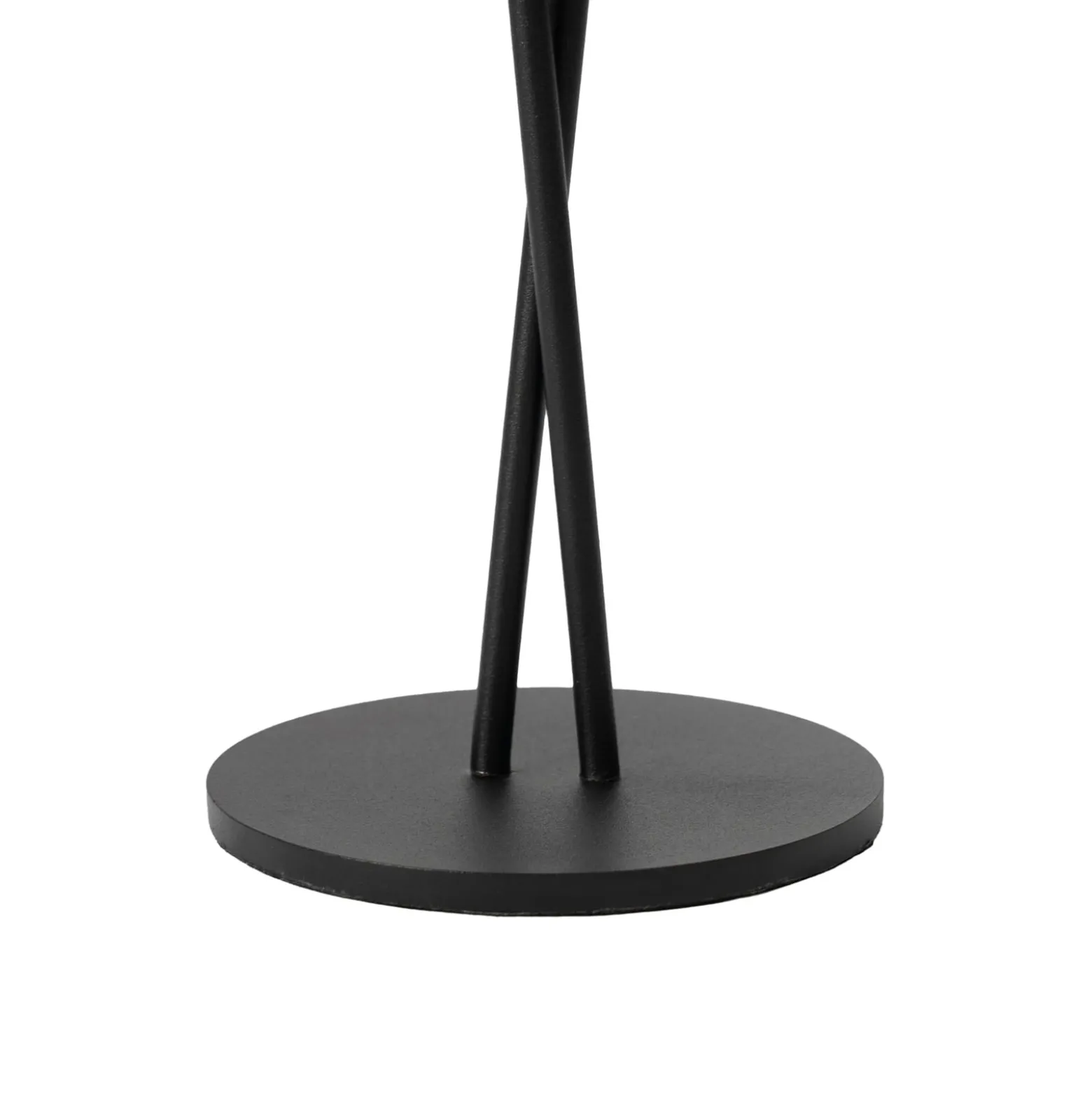 Lindby LED-Akkutischleuchte Janea CROSS, schwarz, Metall