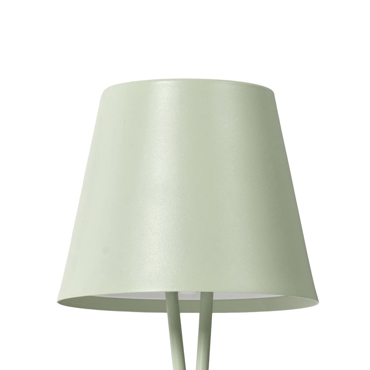 Lindby LED-Akkutischleuchte Janea CROSS, grün, Metall