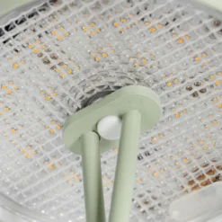Lindby LED-Akkutischleuchte Janea CROSS, grün, Metall