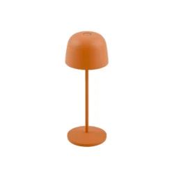 Lindby LED-Akku-Tischleuchte Arietty, orange, dimmbar, IP65