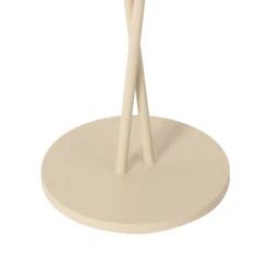 Lindby LED-Akkutischleuchte Janea, CROSS, beige, Metall