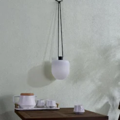 Lindby LED-Außenhängeleuchte Eleia, 2.700 K, 16 cm, Akku