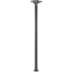 Lindby LED-Außenleuchte Keily, Kreis, anthrazit, Metall