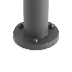 Lindby LED-Außenleuchte Keily, Kreis, anthrazit, Metall