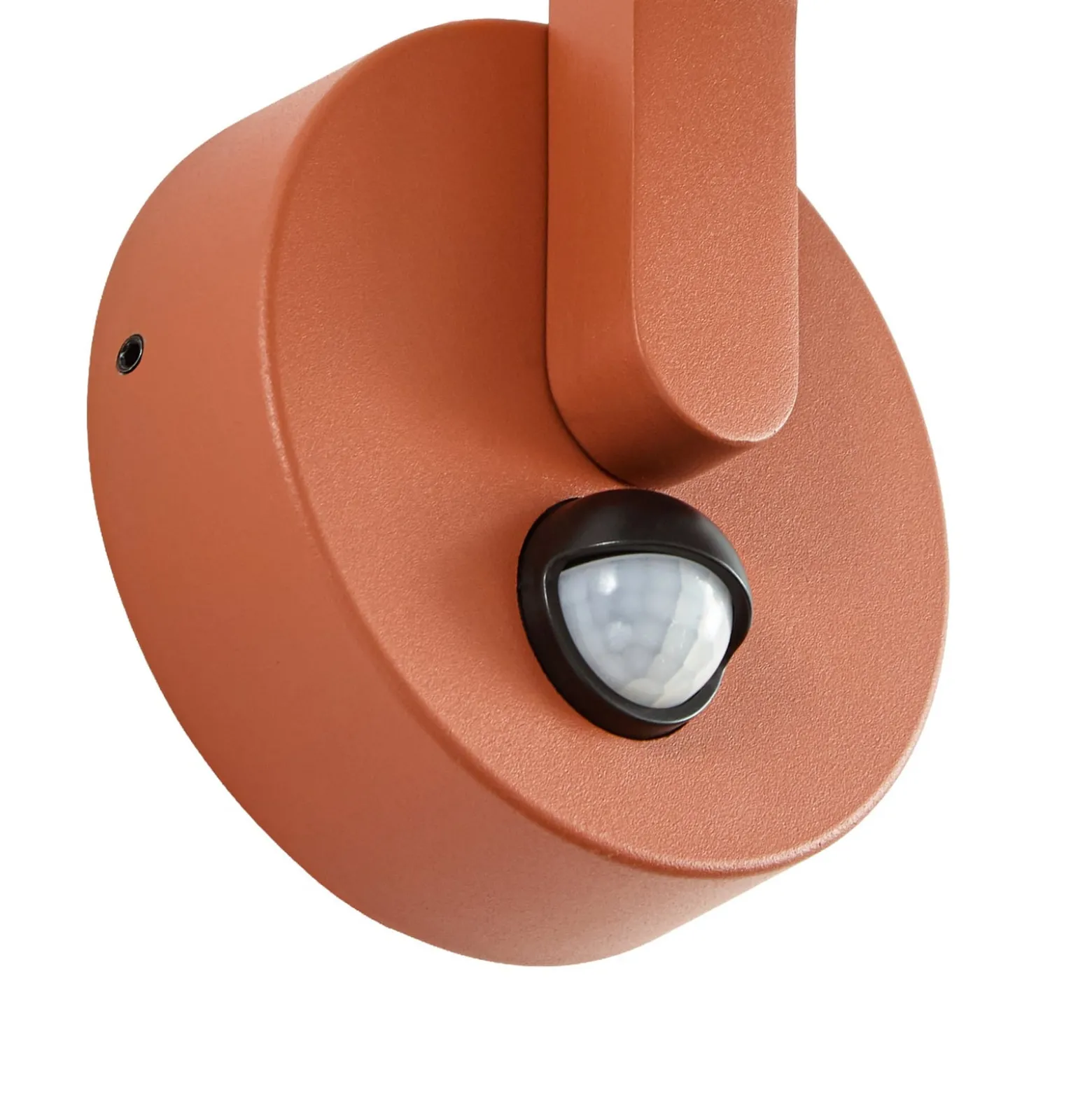 Lindby LED-Außenwandlampe Capelo, tonfarben, Ø 20 cm, Sensor