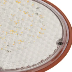 Lindby LED-Außenwandlampe Capelo, tonfarben, Ø 20 cm, Sensor