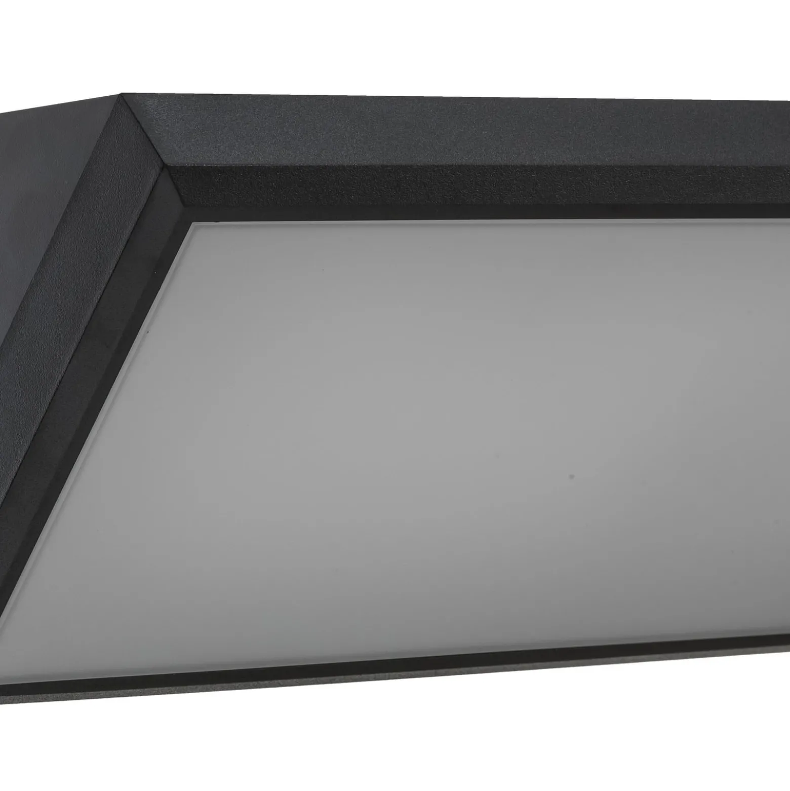 Lindby LED-Außenwandleuchte Abby, Sensor, IP65, dunkelgrau