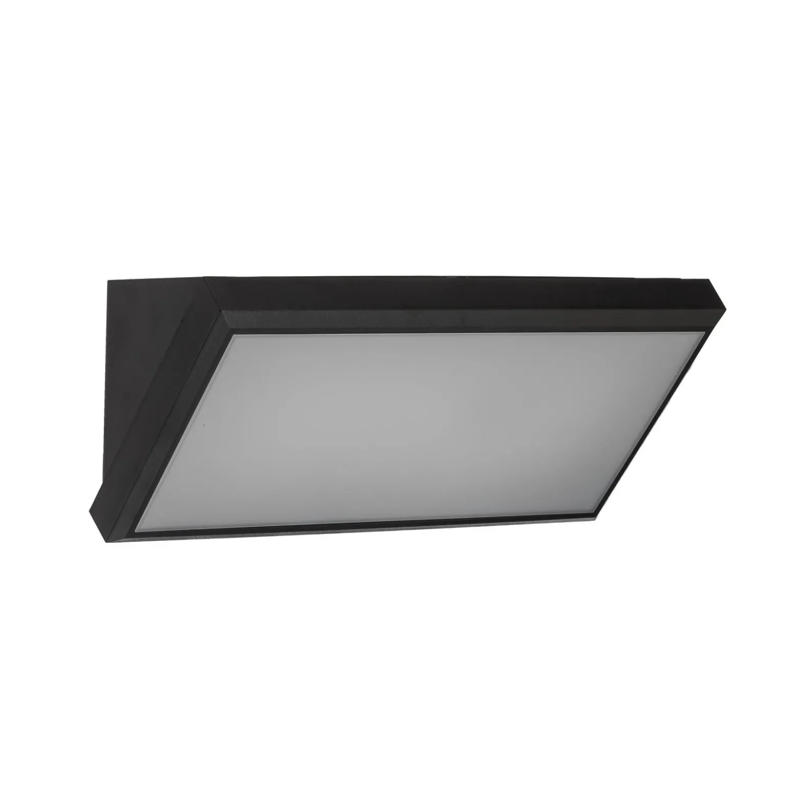 Lindby LED-Außenwandleuchte Abby, Sensor, IP65, dunkelgrau