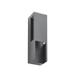 Lindby LED-Außenwandleuchte Enyra, schwarz, 27 cm, IP65