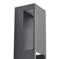 Lindby LED-Außenwandleuchte Enyra, schwarz, 27 cm, IP65