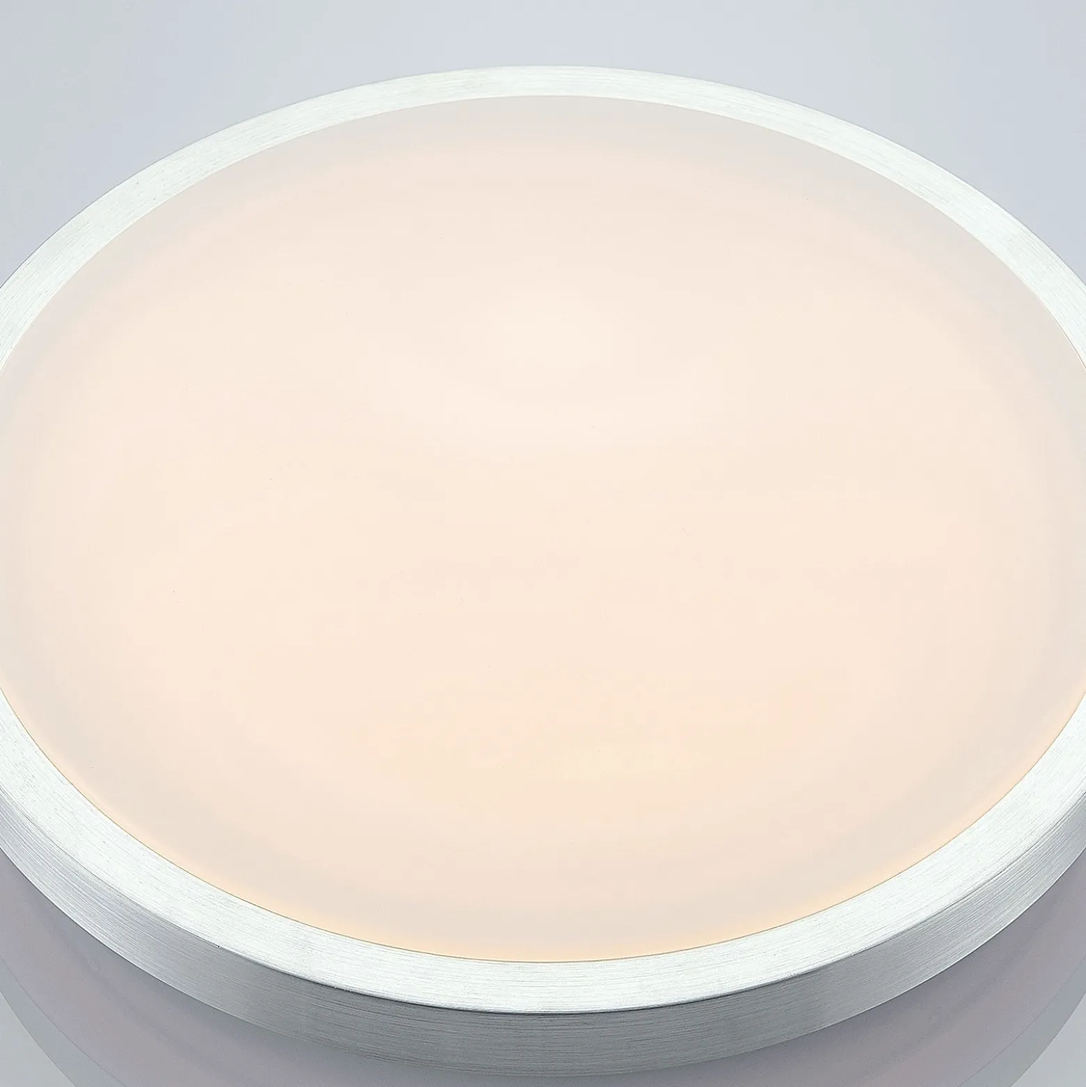 Lindby LED-Deckenlampe Emelie, Ø 35 cm, alufarben, Metall