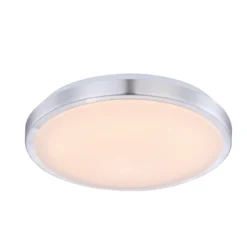 Lindby LED-Deckenlampe Emelie, Ø 35 cm, alufarben, Metall