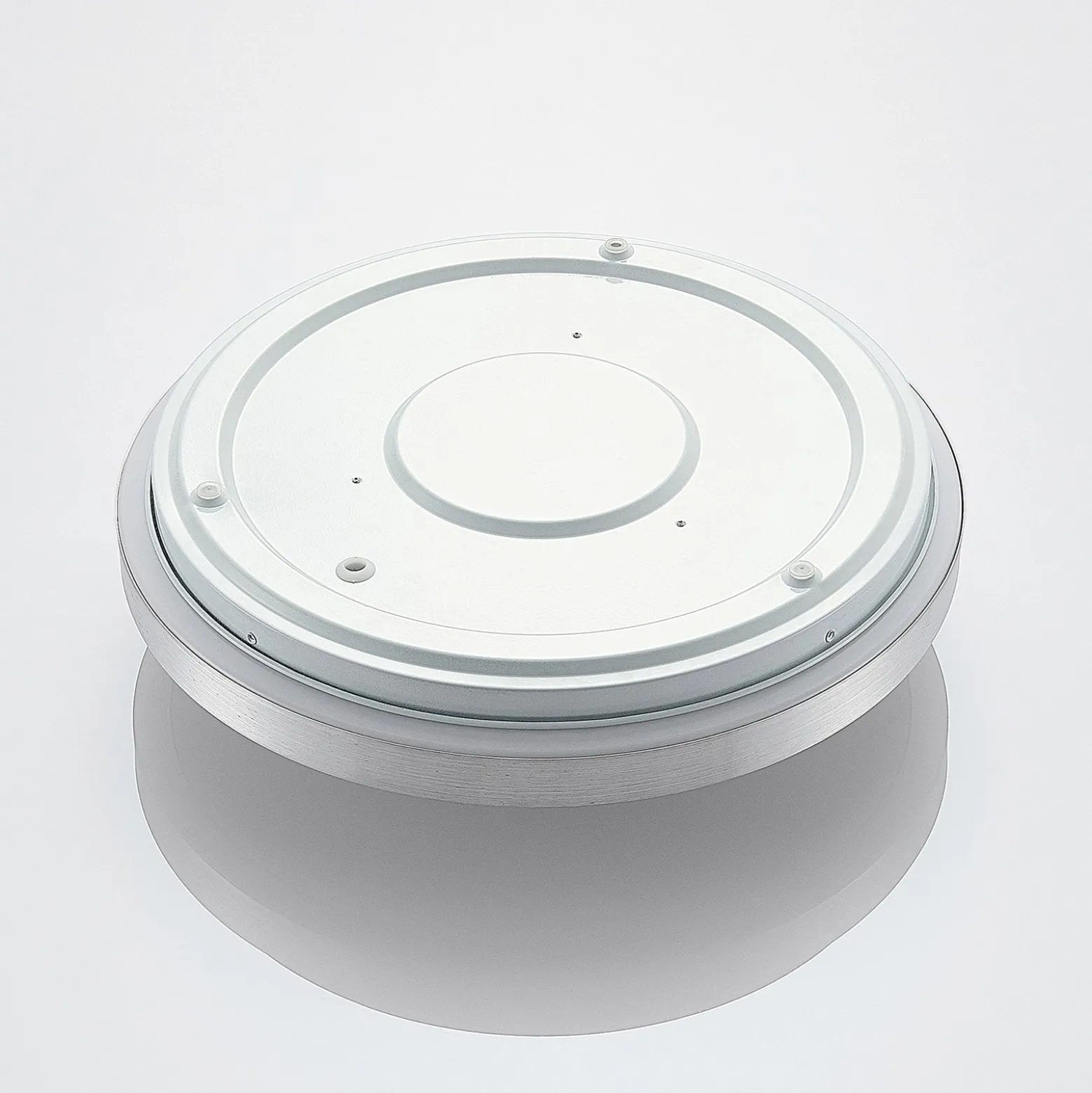 Lindby LED-Deckenlampe Emelie, Ø 35 cm, alufarben, Metall
