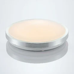 Lindby LED-Deckenlampe Emelie, Ø 35 cm, alufarben, Metall