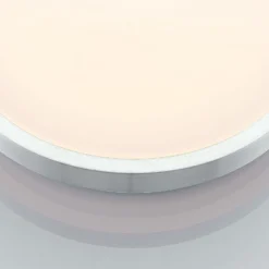 Lindby LED-Deckenlampe Emelie, Ø 35 cm, alufarben, Metall