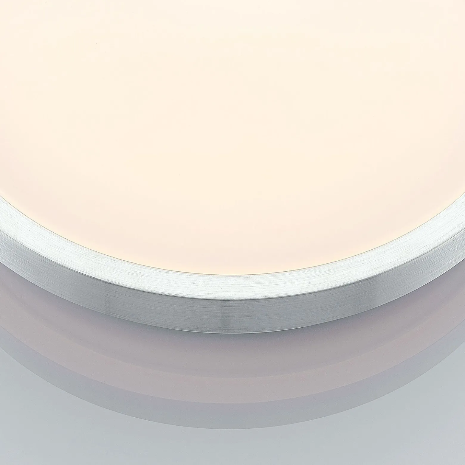 Lindby LED-Deckenlampe Emelie, Ø 35 cm, alufarben, Metall