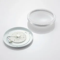 Lindby LED-Deckenlampe Emelie, Ø 35 cm, alufarben, Metall