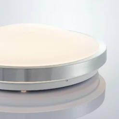 Lindby LED-Deckenlampe Emelie, Ø 35 cm, alufarben, Metall