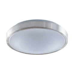 Lindby LED-Deckenlampe Emelie, Ø 42 cm, alufarben, Metall