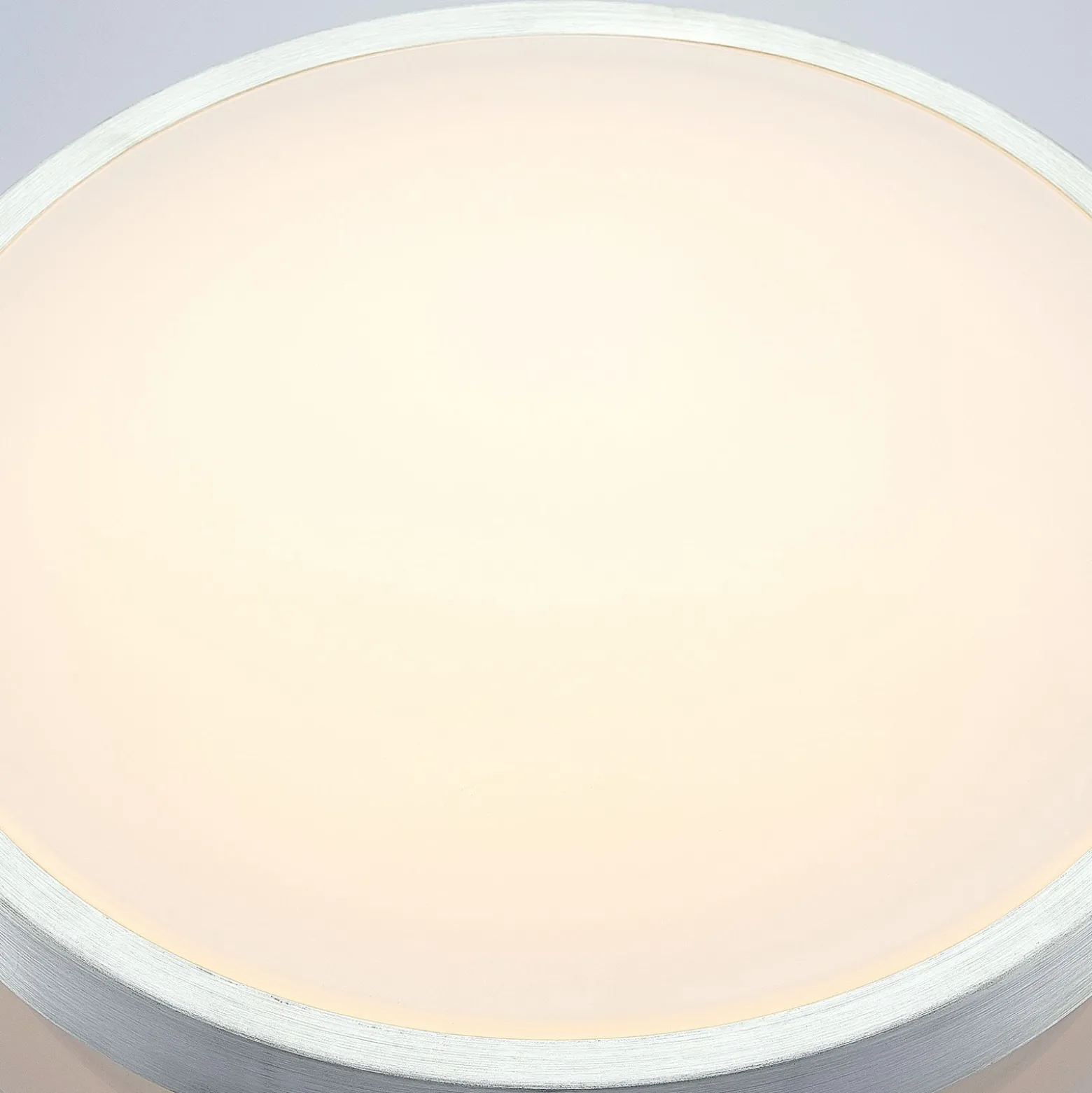 Lindby LED-Deckenlampe Emelie, Ø 42 cm, alufarben, Metall