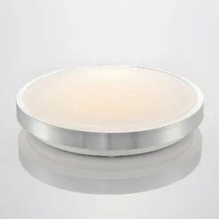 Lindby LED-Deckenlampe Emelie, Ø 42 cm, alufarben, Metall