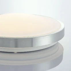 Lindby LED-Deckenlampe Emelie, Ø 42 cm, alufarben, Metall