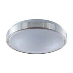 Lindby LED-Deckenlampe Emelie, Ø 30 cm, alufarben, Metall