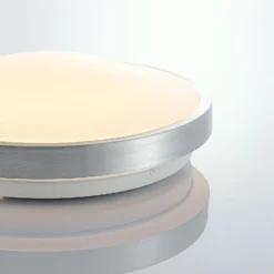 Lindby LED-Deckenlampe Emelie, Ø 30 cm, alufarben, Metall