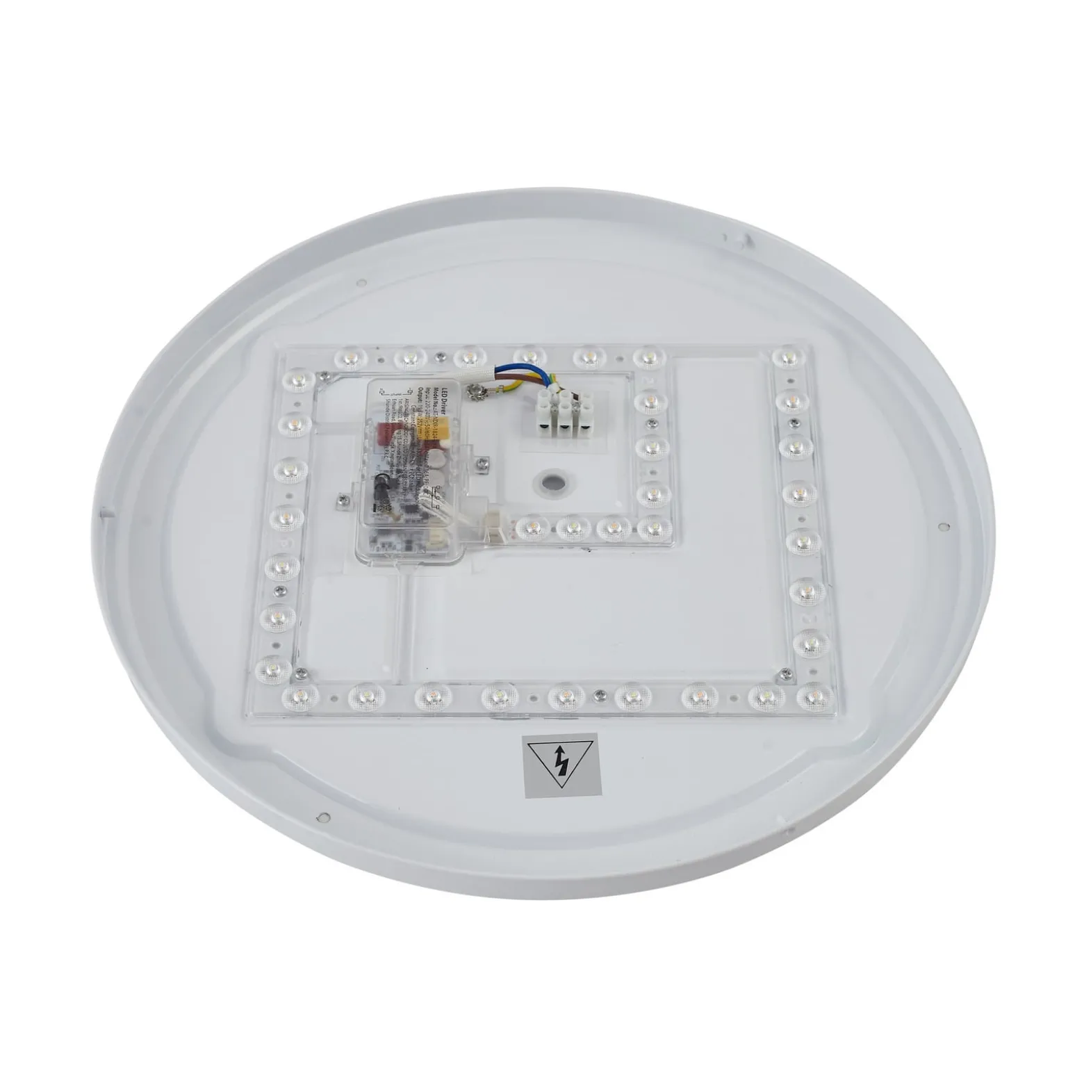 Lindby LED-Deckenlampe Emiva, Ø 40 cm, Holz hell, CCT