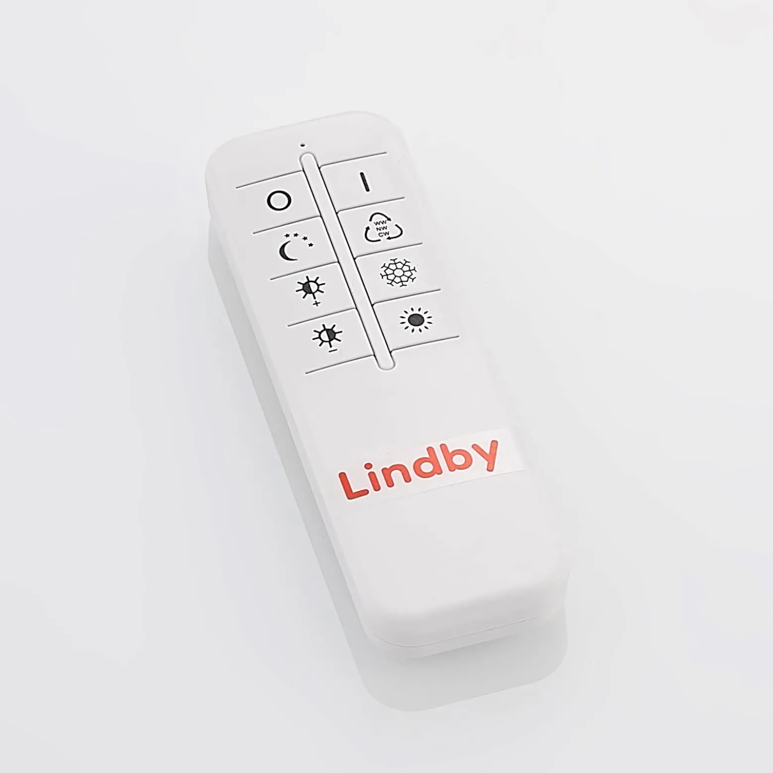 Lindby LED-Deckenlampe Fjardo, eckig, silber, CCT, Remote