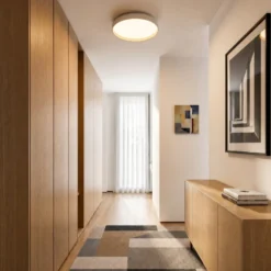 Lindby LED-Deckenlampe Jovian, weiß, Ø 40 cm, CCT, dimmbar
