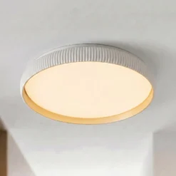 Lindby LED-Deckenlampe Jovian, weiß, Ø 40 cm, CCT, dimmbar