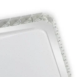 Lindby LED-Deckenlampe Lorand, Kristalle, CCT, Fernbedienung