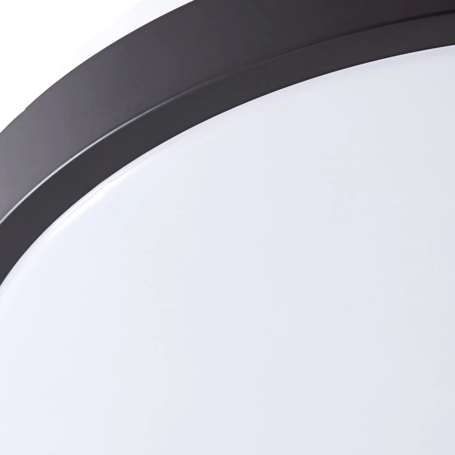 Lindby LED-Deckenlampe Medon Ø 29 cm schwarz Kunststoff IP44