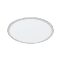 Lindby LED-Deckenlampe Narima, 4.000 K, Ø 50 cm, silber