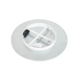 Lindby LED-Deckenlampe Narima, 4.000 K, Ø 50 cm, silber