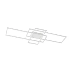 Lindby LED-Deckenleuchte Caitlin, weiß, CCT, Fernbedienung