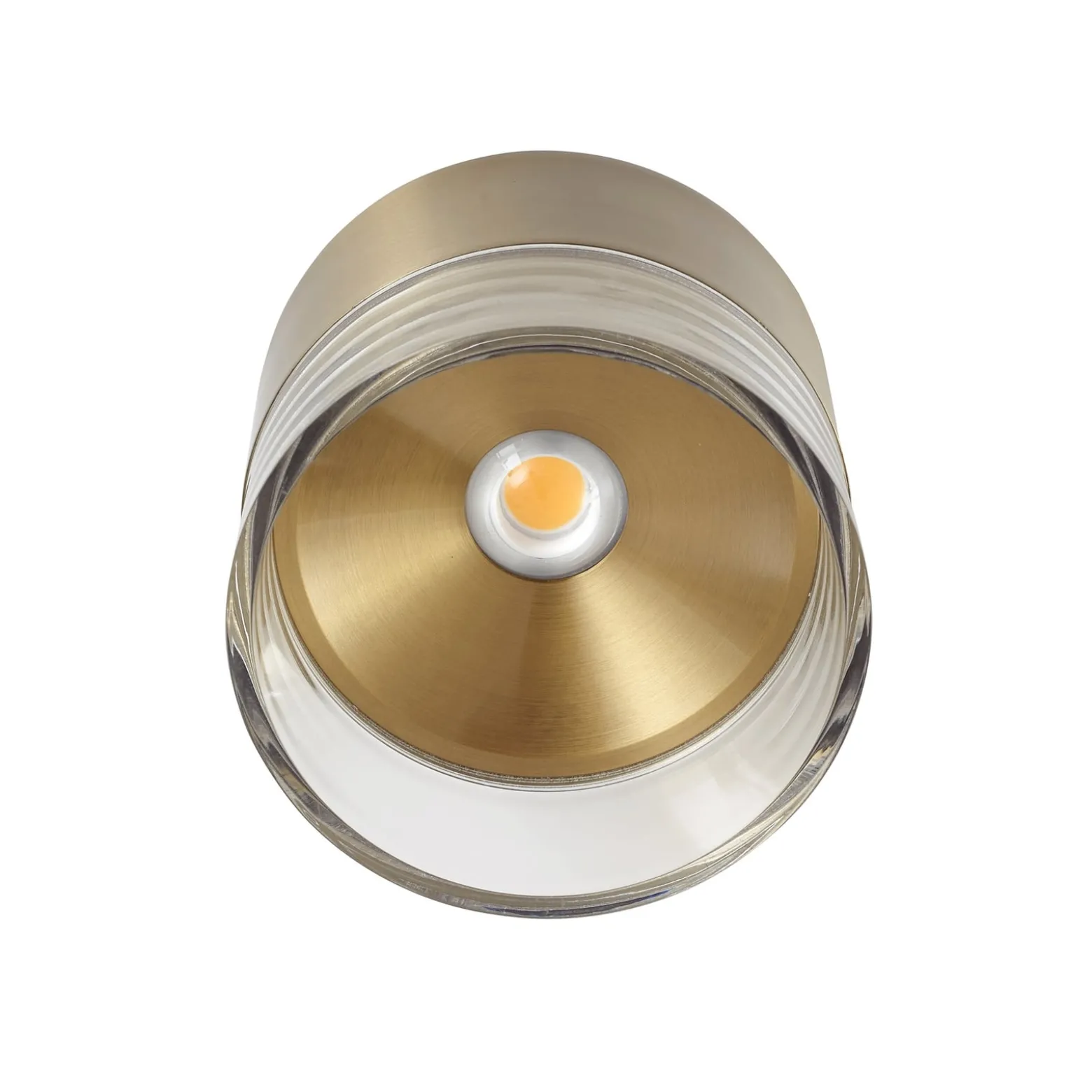 Lindby LED-Deckenleuchte Dalila, gold, Ø 10 cm, Aluminium