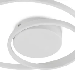 Lindby LED-Deckenleuchte Emisua, weiß, CCT, dimmbar