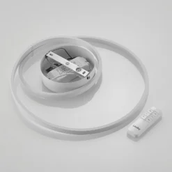 Lindby LED-Deckenleuchte Emisua, weiß, CCT, dimmbar
