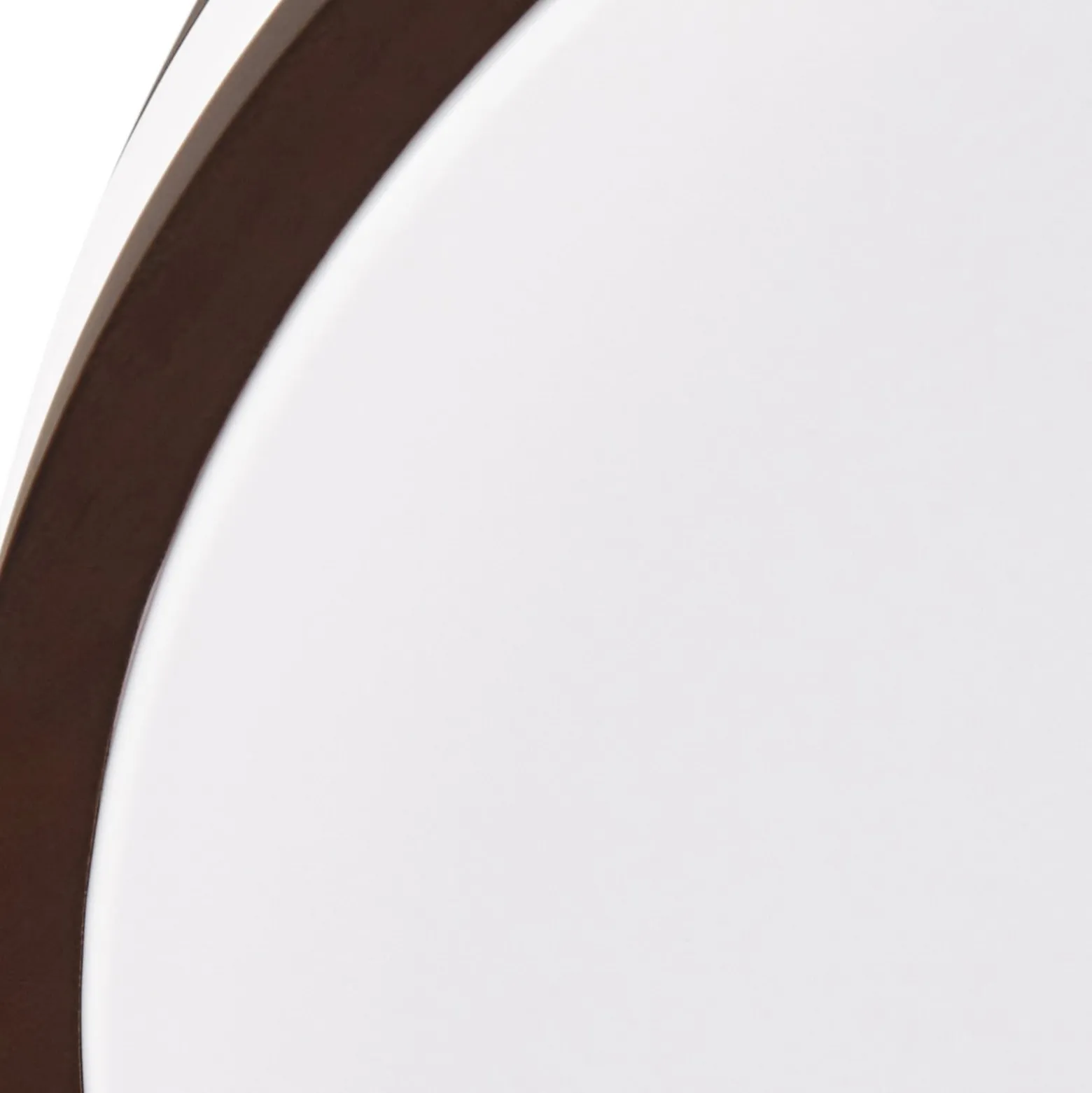 Lindby LED-Deckenleuchte Emiva, Ø 50 cm, Holz dunkel, CCT