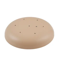 Lindby LED-Deckenleuchte Florie, beige, Metall, Ø 40 cm