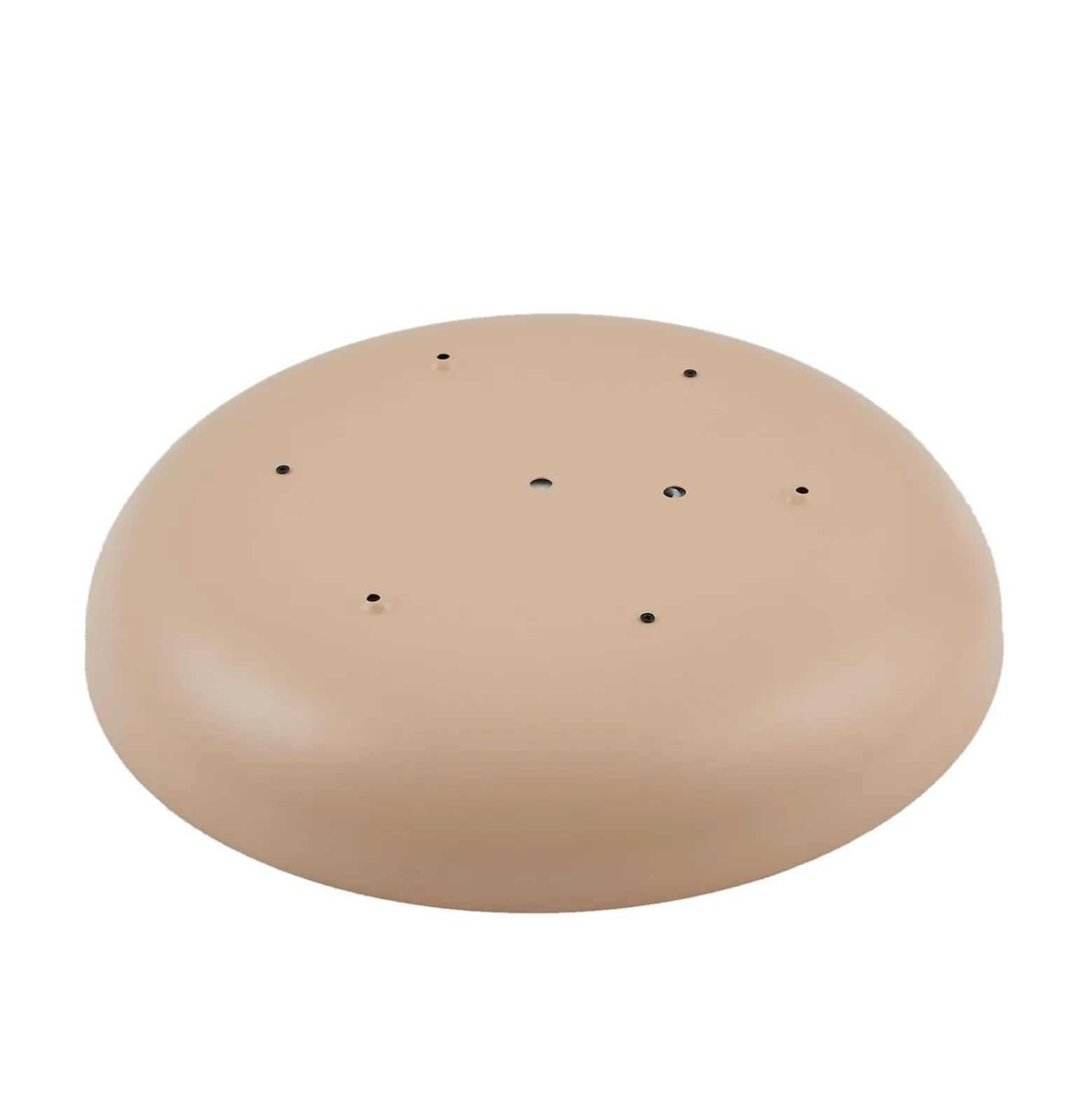 Lindby LED-Deckenleuchte Florie, beige, Metall, Ø 40 cm