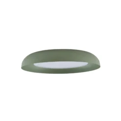 Lindby LED-Deckenleuchte Florie, grün, Metall, Ø 40 cm