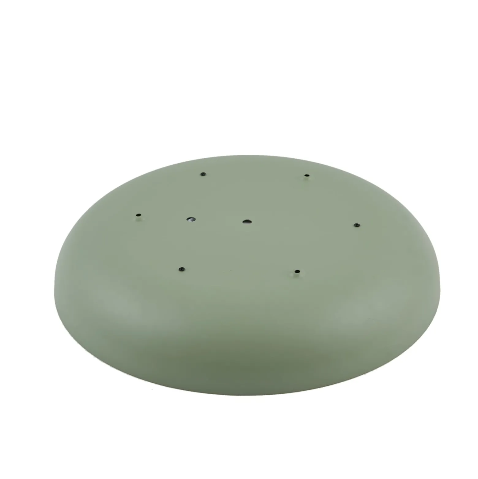 Lindby LED-Deckenleuchte Florie, grün, Metall, Ø 40 cm