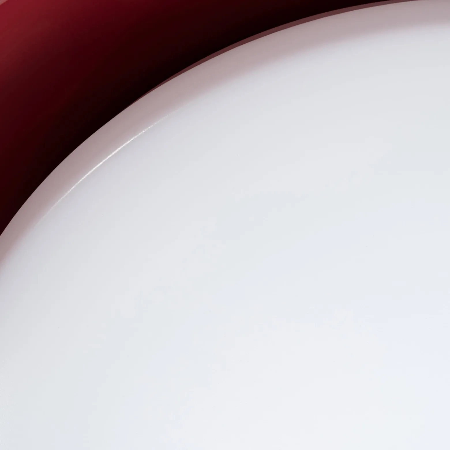 Lindby LED-Deckenleuchte Florie, rot, Metall, Ø 40 cm