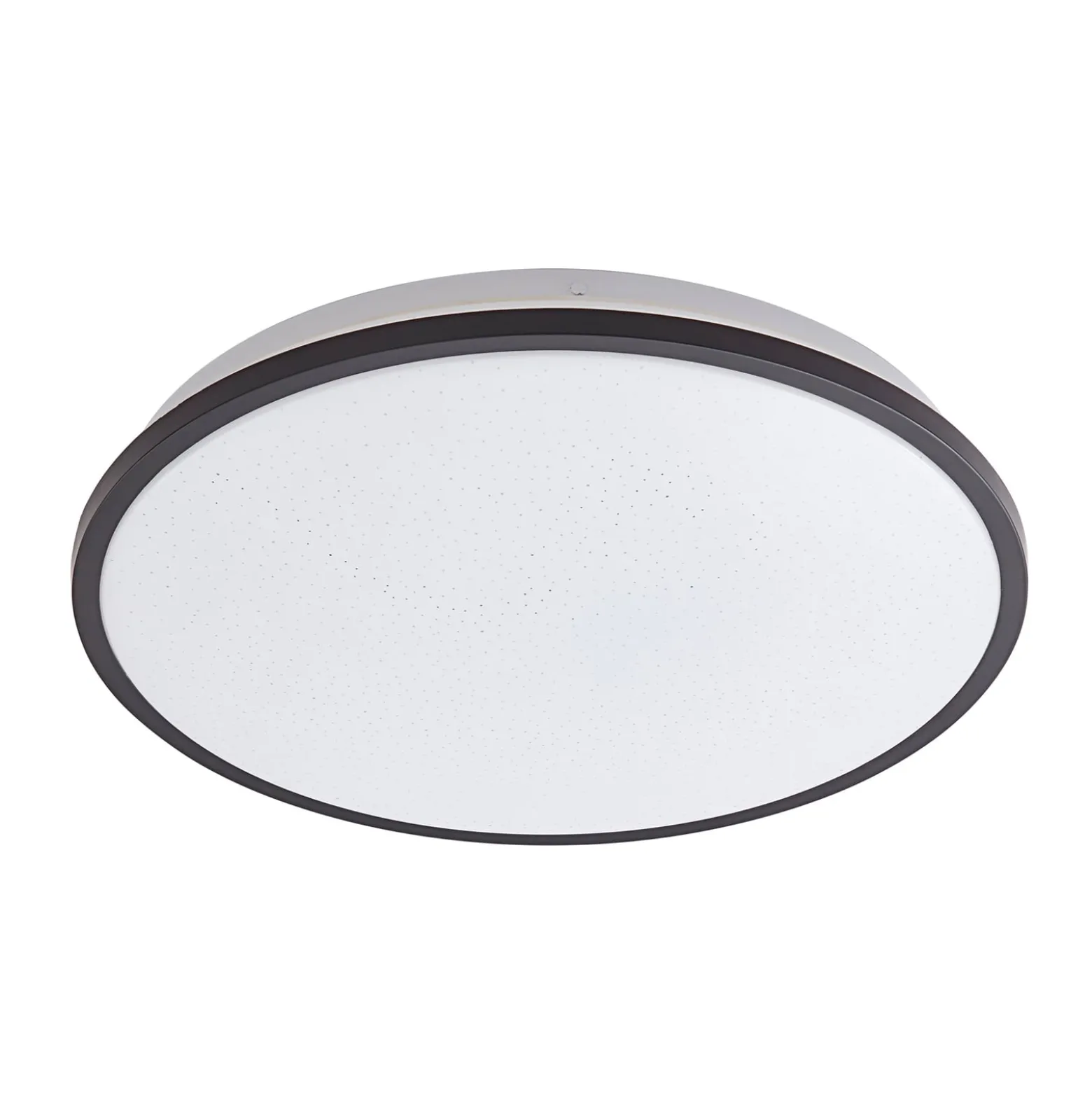 Lindby LED-Deckenleuchte Glane, Ø 38 cm, schwarz/weiß, IP44